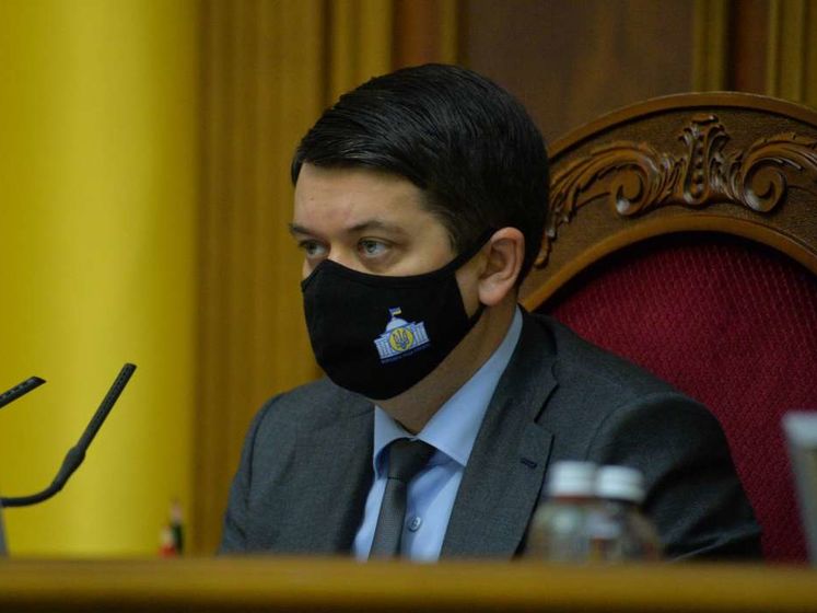 Разумков считает, что законопроект о сокращении числа нардепов до 300 следует выносить в Раду, когда будет достаточно голосов