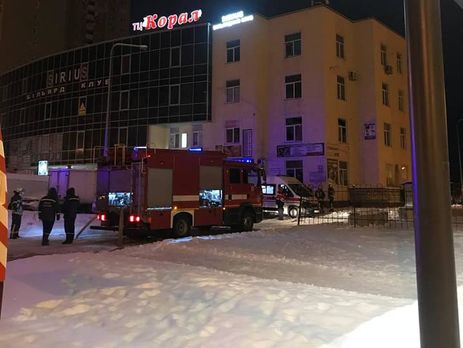 В Киеве горела комната охраны в ТЦ 