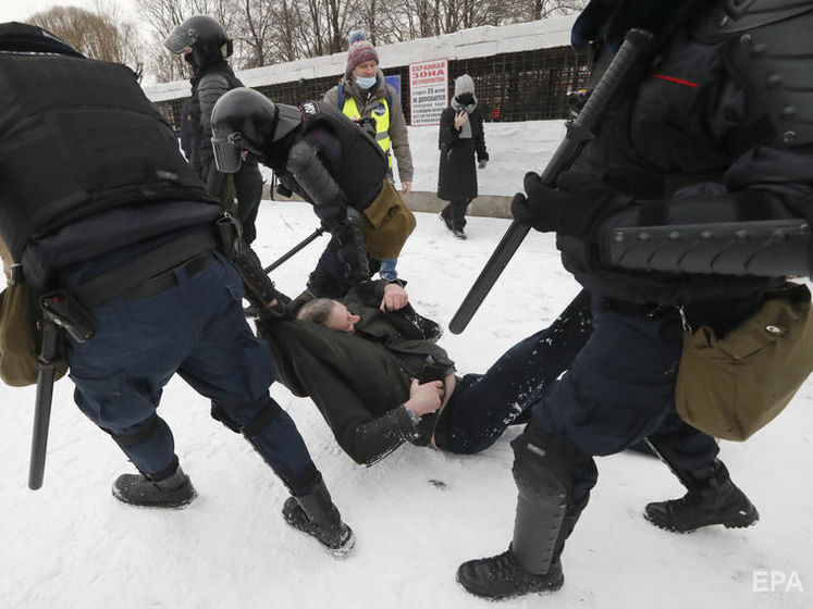 На акціях на підтримку Навального затримали понад 11 тис. осіб – правозахисники