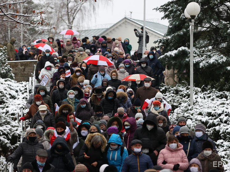 У січні в Білорусі з політичних мотивів затримали 873 осіб. Їхній вік від 13 до 72 років