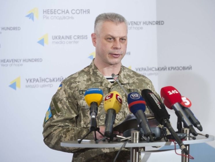 Лысенко: 10 октября в АТО двое военнослужащих погибли, восемь получили ранения