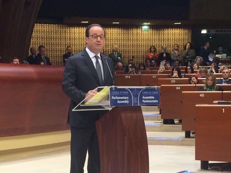 Олланд: Совет Европы несет особенную ответственность за поддержку реформ в Украине