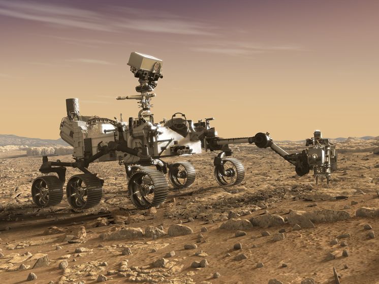 NASA успешно посадило на Марсе ровер Perseverance. Он уже передает снимки на Землю