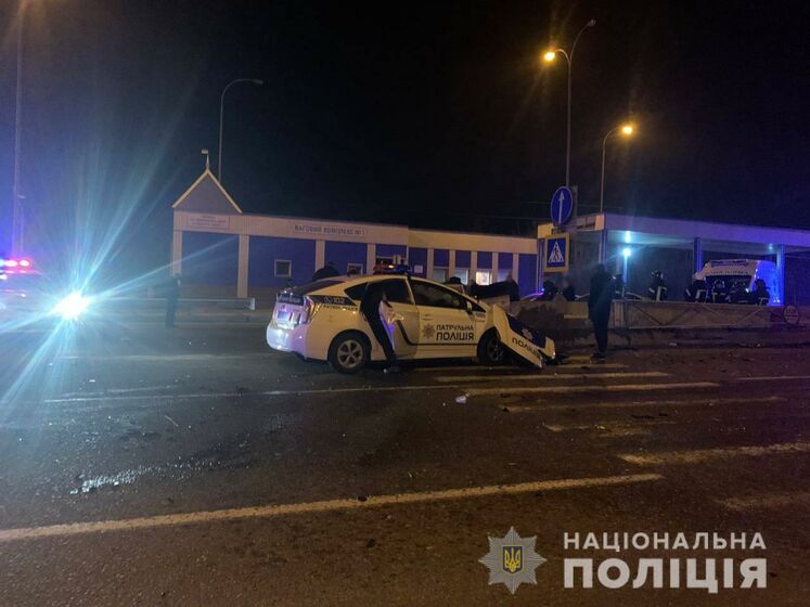 В Одеській області сталася ДТП за участю патрульного авто, одна людина загинула