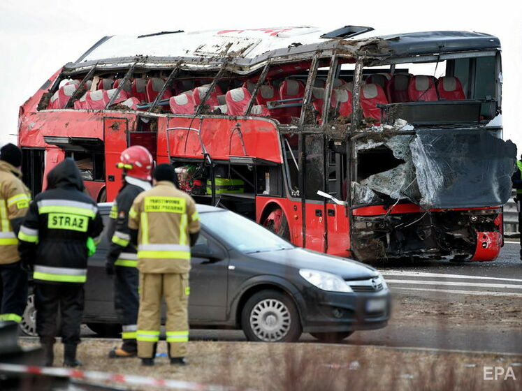 У Польщі висунули обвинувачення водієві автобуса, який потрапив у ДТП з українцями