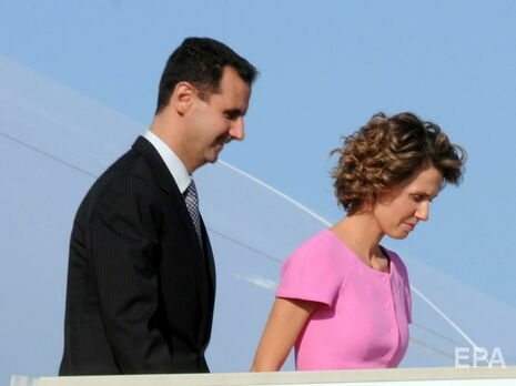 Асма Асад (праворуч на фото) ризикує дістати червоне повідомлення Інтерполу