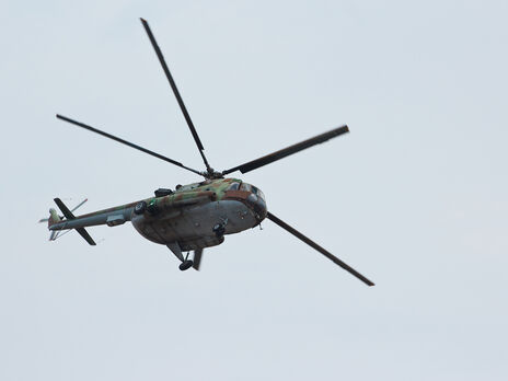 Вертолет пролетел 50 м над территорией Украины и вернулся обратно