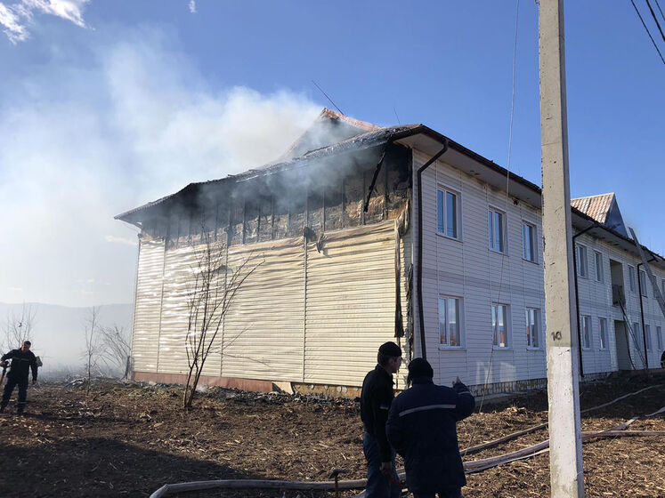 В Закарпатье горели два жилых многоквартирных дома – ГСЧС