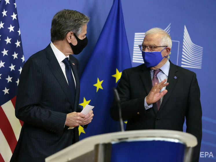 США и ЕС будут и далее скоординированно реагировать на агрессию России против Украины и Грузии – заявление Блинкена и Борреля