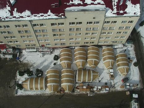 В Ивано-Франковской области сворачивают первый в Украине мобильный госпиталь для больных COVID-19