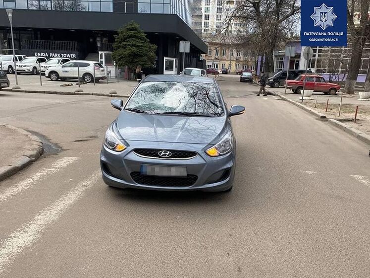В Одессе патрульные задержали водителя, который сбил трех пешеходов и скрылся с места ДТП
