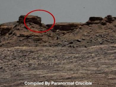 На Марсе рассмотрели человеческий профиль. Видео