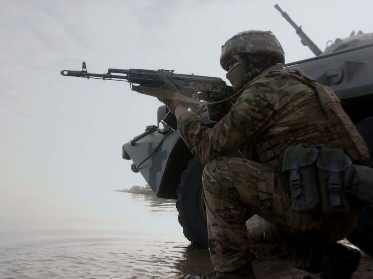 Десантники ЗСУ відпрацювали вогневу підтримку на морському узбережжі