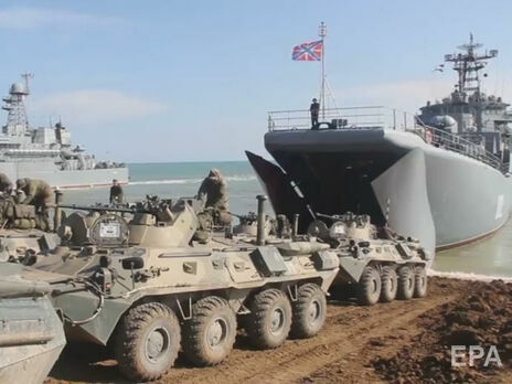 Россия проводила межвидовые военные учения в Крыму на полигоне Опук