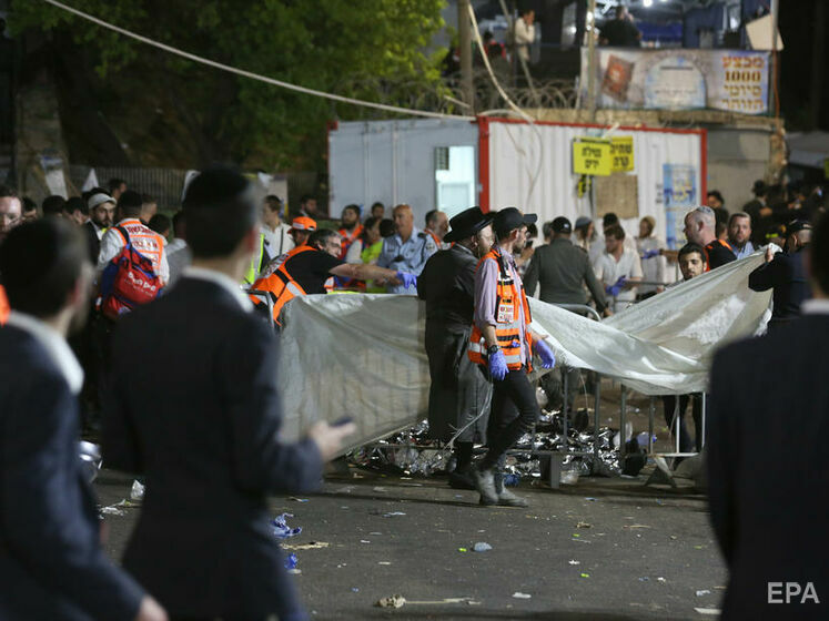 В Израиле обрушилась трибуна на религиозном празднике, погибло более 40 человек