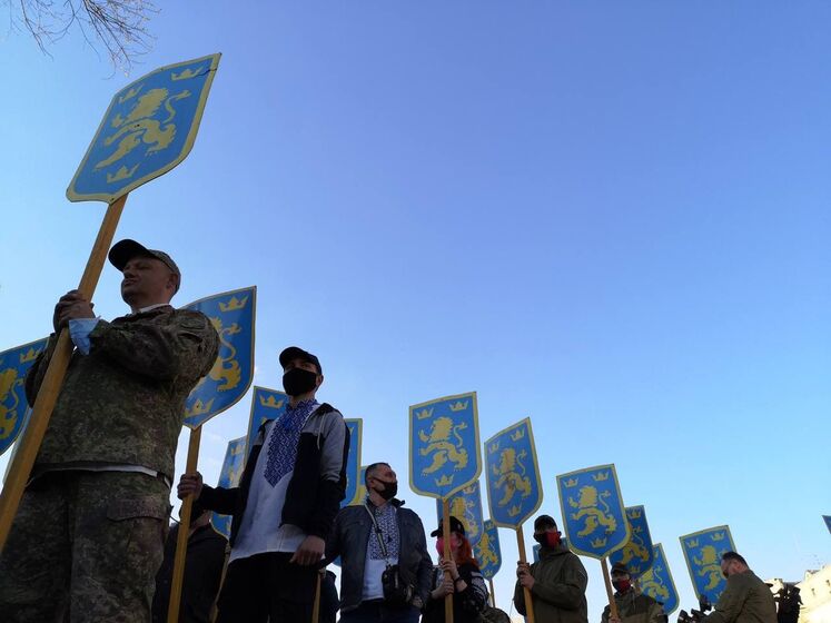 Офис президента осудил акцию к годовщине создания дивизии СС "Галичина" в Киеве