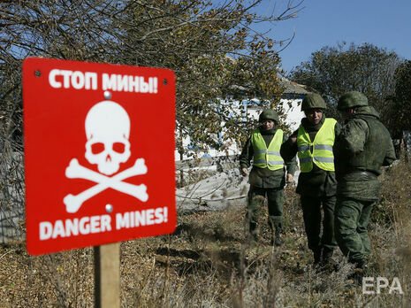 Безопасности людей в районе вооруженного конфликта угрожает наличие большого количества мин