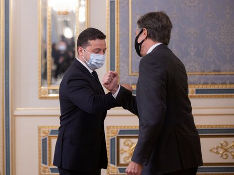 В Киеве началась встреча Зеленского и Блинкена