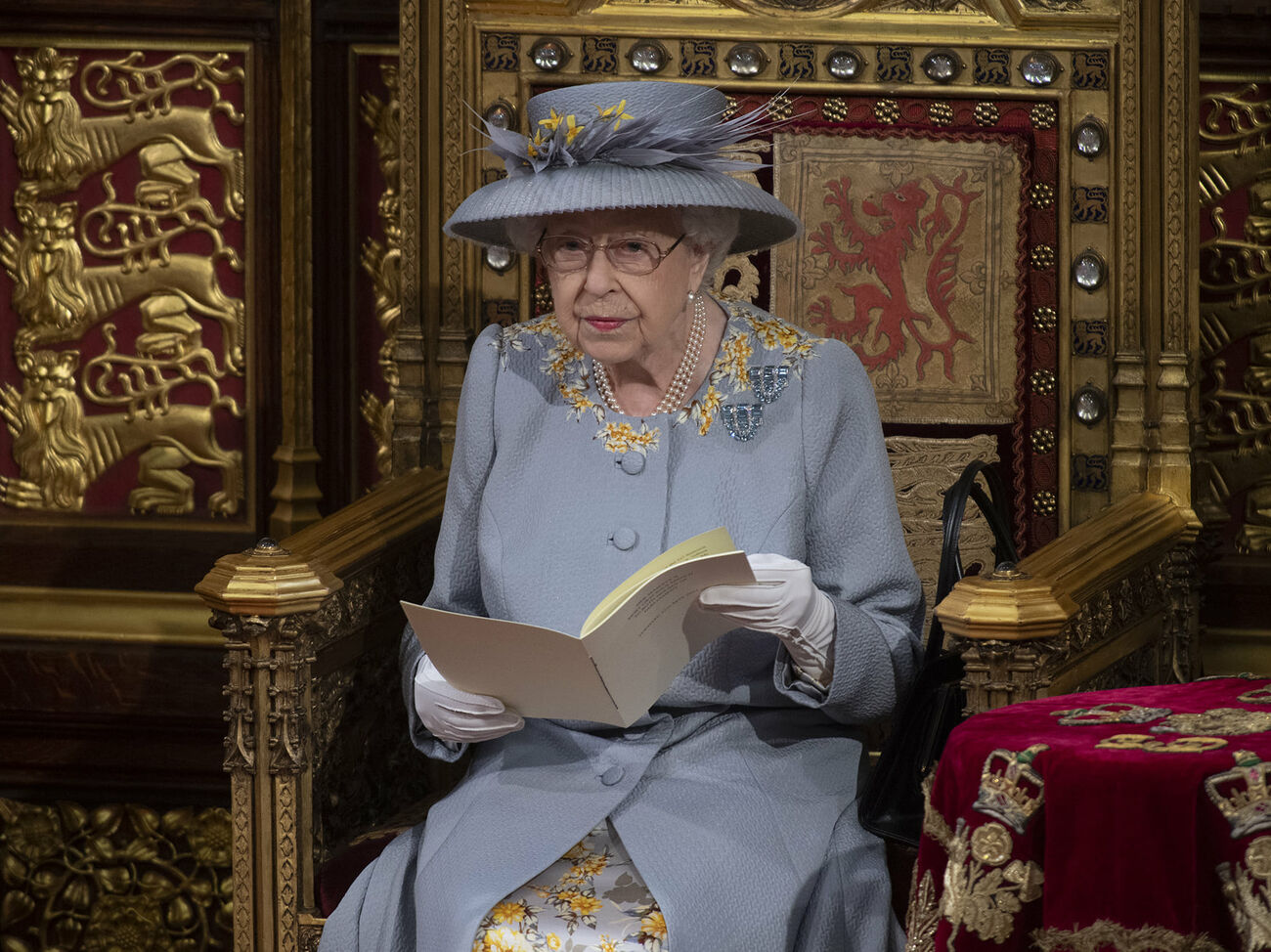 Elizabeth II first appeared in public after the death of Prince Philip.  Photo report