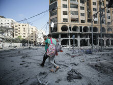 Израиль и Палестина обменялись атаками. По Израилю выпустили около 850 ракет. Фоторепортаж