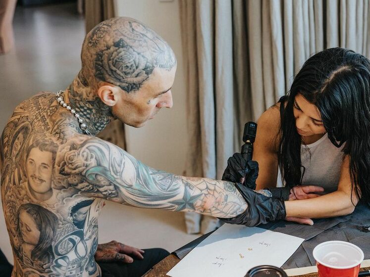Кортні Кардаш'ян зробила татуювання своєму бойфренду