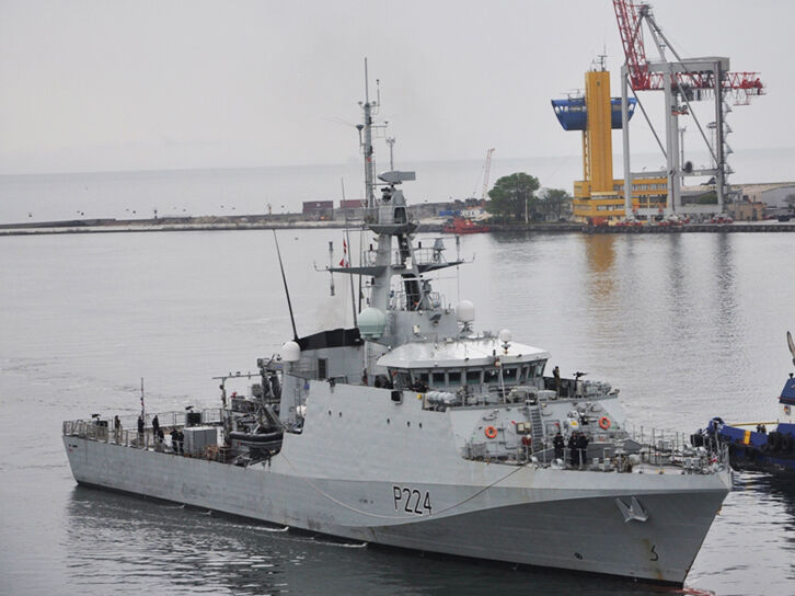 В Одессу зашел патрульный корабль Королевских ВМС Великобритании