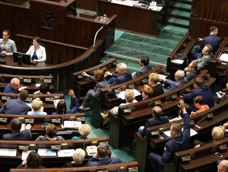 Сейм Польши принял совместную Декларацию памяти и солидарности с Украиной