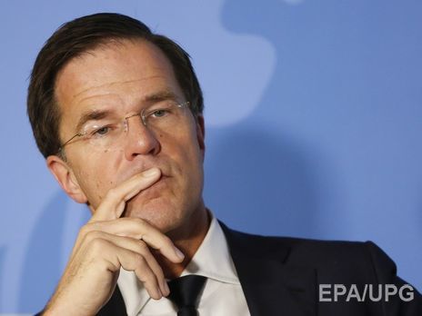 Рютте не испытывает оптимизма касательно Соглашения об ассоциации