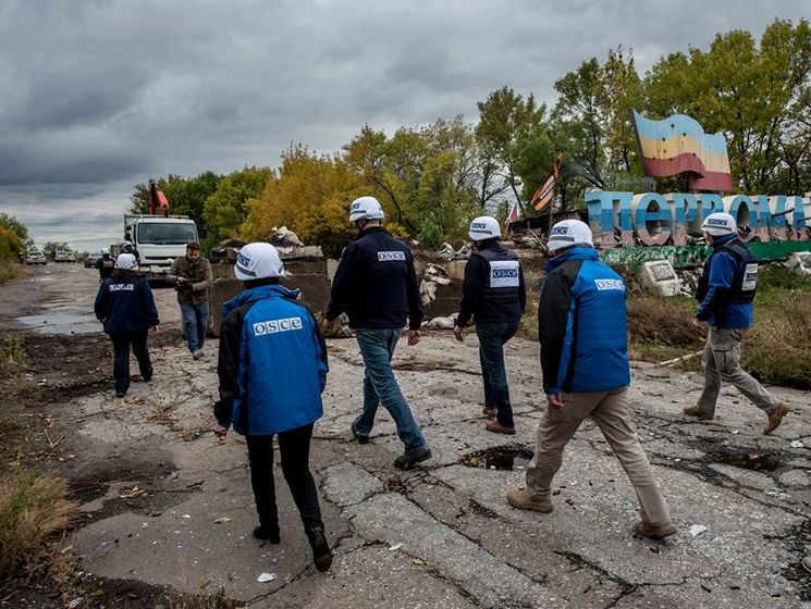Наблюдателей ОБСЕ не допустили к участку разведения сил в Станице Луганской и Петровском