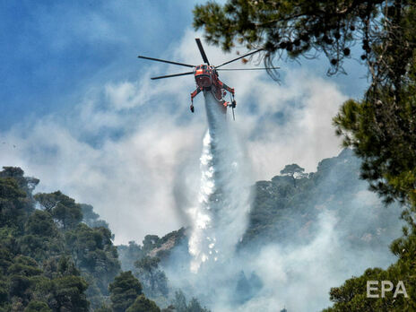 У Греції вже кілька днів горять ліси. Пожежу називають наймасштабнішою протягом останніх 20–30 років