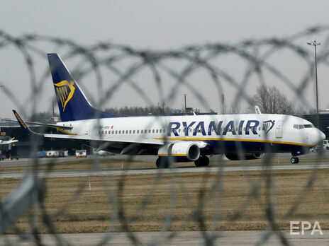 Севший в Минске самолет принадлежит Ryanair