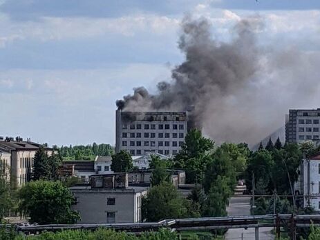 В Харькове горел завод 