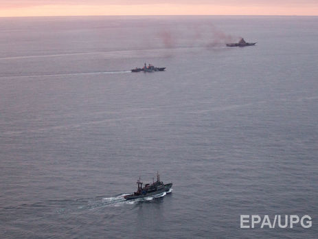 Российские военные корабли проходят Ла-Манш на пути в Сирию