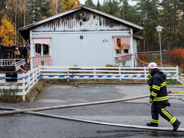 В Швеции сгорел центр временного размещения беженцев