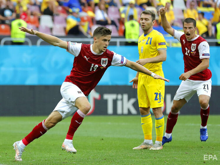 Украина проиграла Австрии, но сохранила теоретические шансы на выход в плей-офф Евро 2020