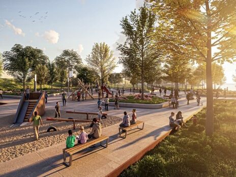 У проєкті передбачено створення зелених острівців природи, рекреаційної паркової зони, відкритої для всіх жителів міста, організацію спортивних майданчиків, велодоріжок і фонтанів, повідомили в "Мрія-Інвест"