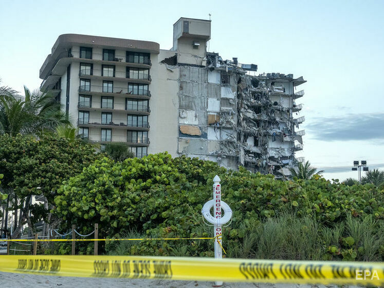 Обрушение дома в Майами. Число погибших увеличилось, почти 160 человек пропали без вести