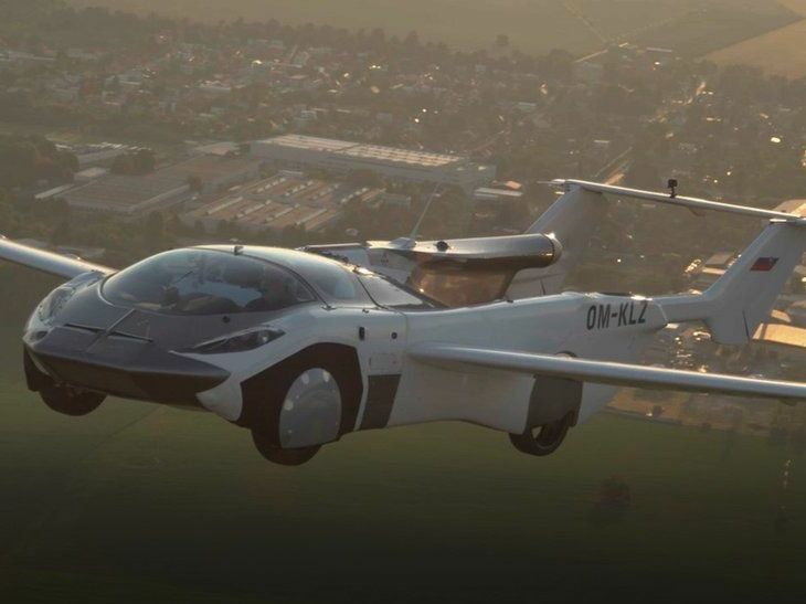 Прототип летающего автомобиля AirCar успешно совершил междугородний перелет. Видео