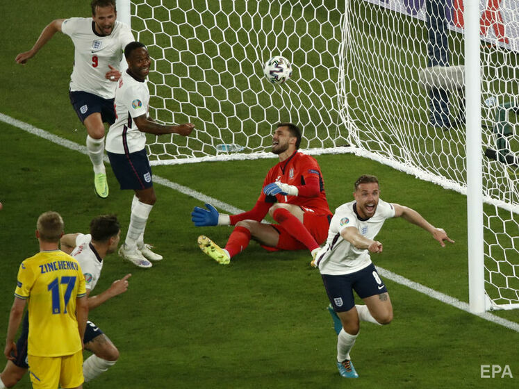Англия разгромила сборную Украины в четвертьфинале Евро 2020