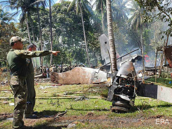 Кількість жертв аварії військового літака на Філіппінах зросла