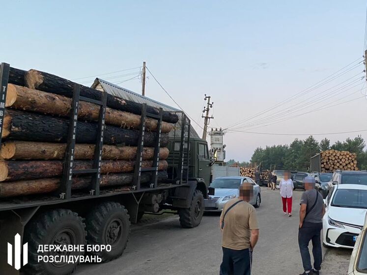 ГБР разоблачило бывших чиновников на продаже лесоматериалов. В документах они писали, что древесина сгорела на пожарах в Луганской области