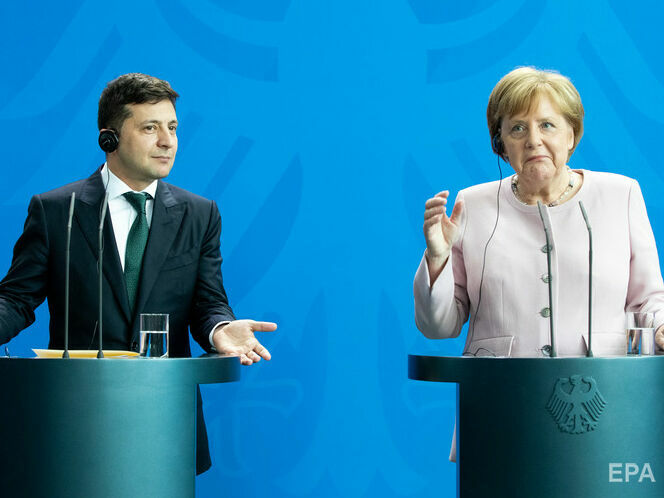 Зеленский в ходе визита в ФРГ обсудит с Меркель строительство "Северного потока – 2"