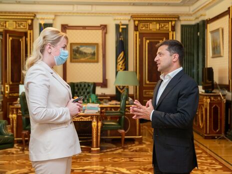 Зеленський сьогодні зустрівся з новим головою Івано-Франківської ОДА в Офісі президента