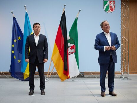 Зеленский в Берлине объяснил новому главе ХДС, чего Украина ожидает от нового правительства Германии