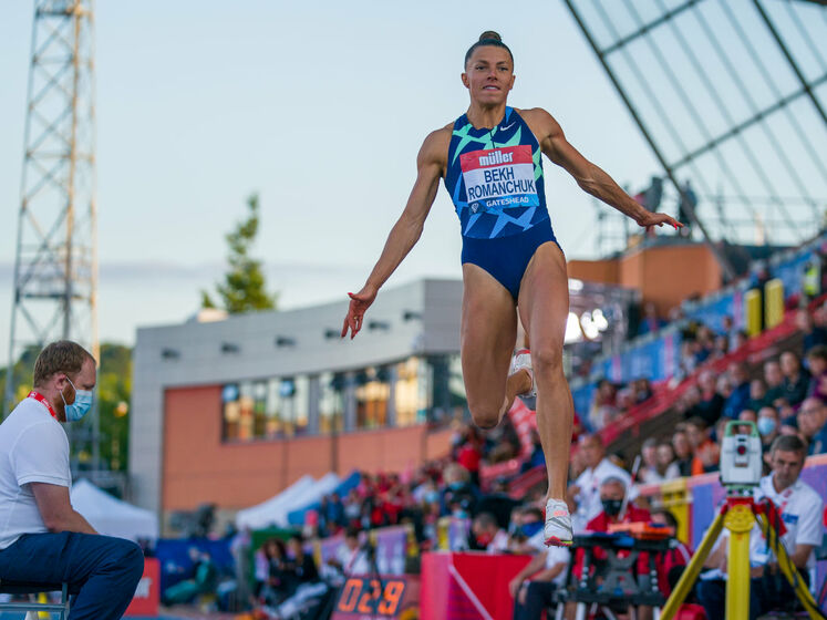 Украинка Бех-Романчук впервые в сезоне победила на этапе "Бриллиантовой лиги" в прыжках в длину