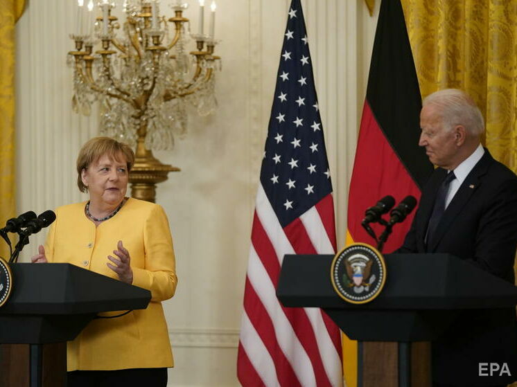 Байден и Меркель подписали Вашингтонскую декларацию, обещают противостоять попыткам аннексии и деления мира на зоны влияния