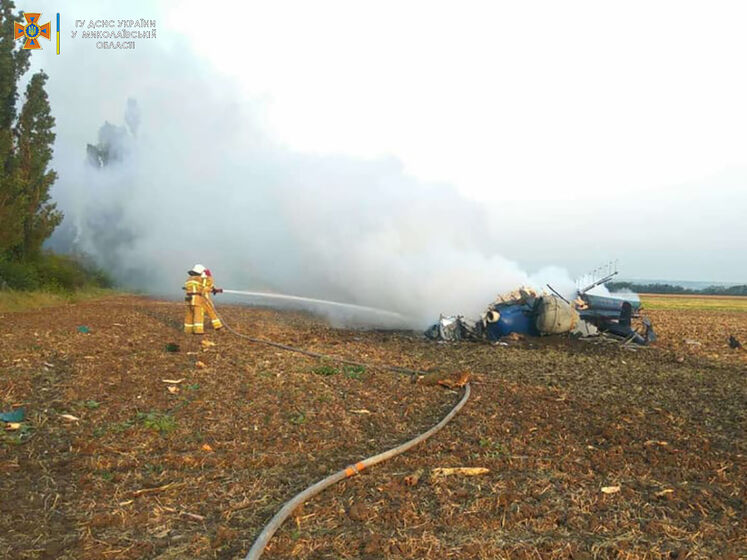 У Миколаївській області розбився вертоліт Мі-2. Загинуло двоє людей