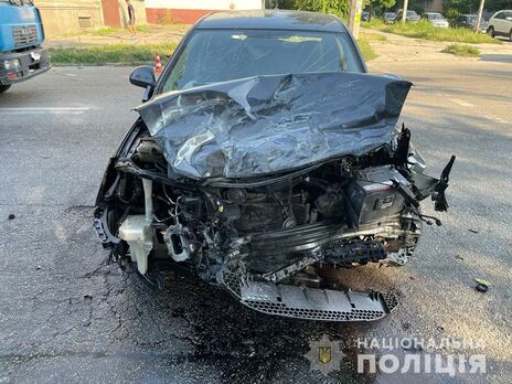 В Запорожье автомобиль врезался в маршрутку с пассажирами, пострадало 13 человек