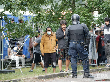 В лагере мигрантов в Литве произошли беспорядки