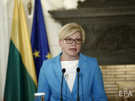 Премьер Литвы Ингрида Шимоните сравнила сообщение о погибшем на границе иракце с фейком о "распятом мальчике"